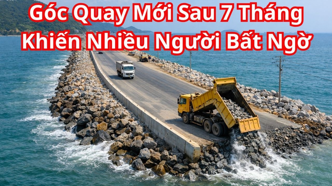 Đường Vượt Biển Hà Tiên Rộng Tới Mức Nào? Góc Quay Mới Sau 7 Tháng Khiến Nhiều Người Bất Ngờ