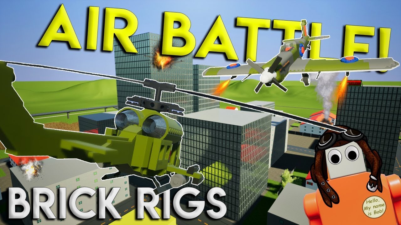 ULTIMATE DOGFIGHT BATTLE CHALLENGE! - Brick Rigs Multiplayer Gameplay Challenge - Airport Update