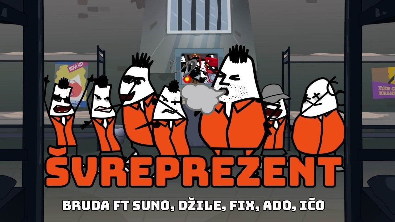 BRUDA - ŠVReprezent ft. Suno, Džile, Fiks, Ado, Ićo (Official Video)