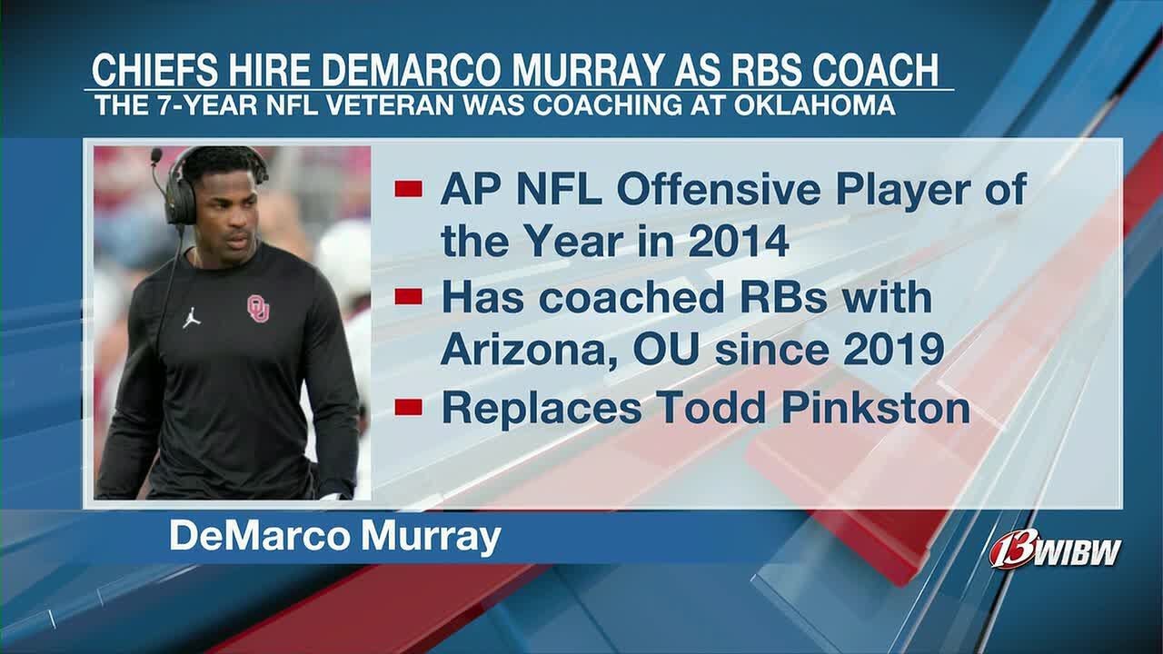 Chiefs hire DeMarco Murray as RBs coach