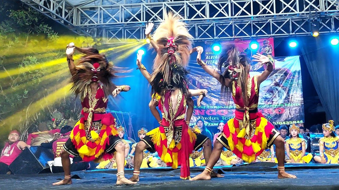 MEMUKAU !! Aksi Tari Bujang Ganong SINGO LODRO Todanan
