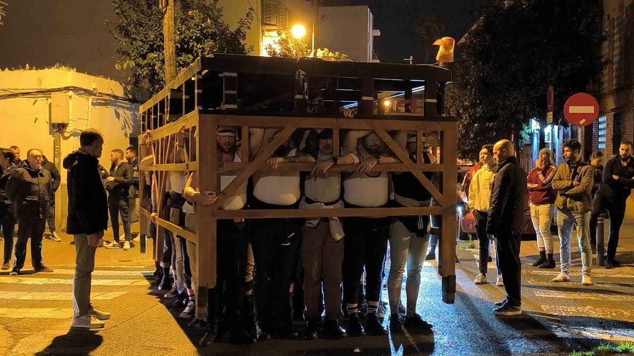 Primer ensayo del Santísimo Cristo del Desamparo y Abandono del Cerro.