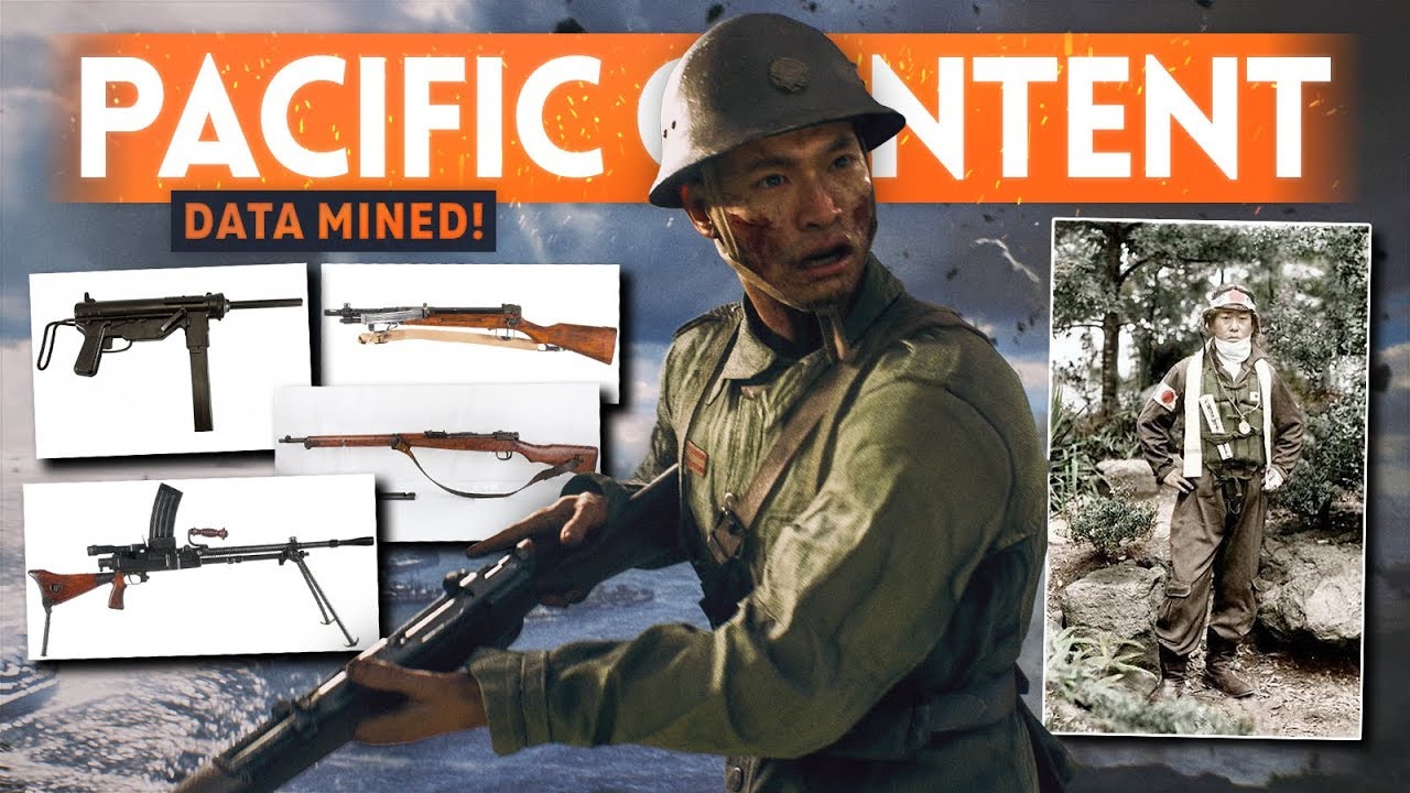 PACIFIC THEATRE Content Update 🌊 Battlefield 5 (Data-Mined Weapons)