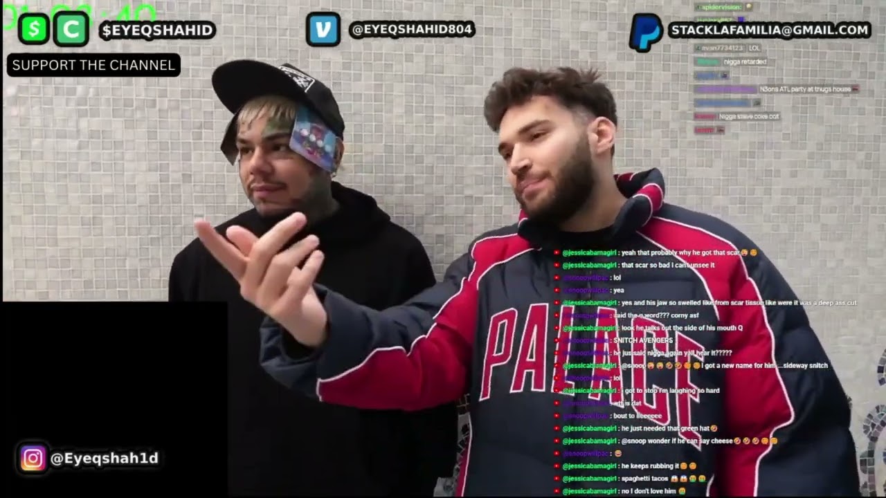 6ix9ine goes back to PRISON with Adin Ross!