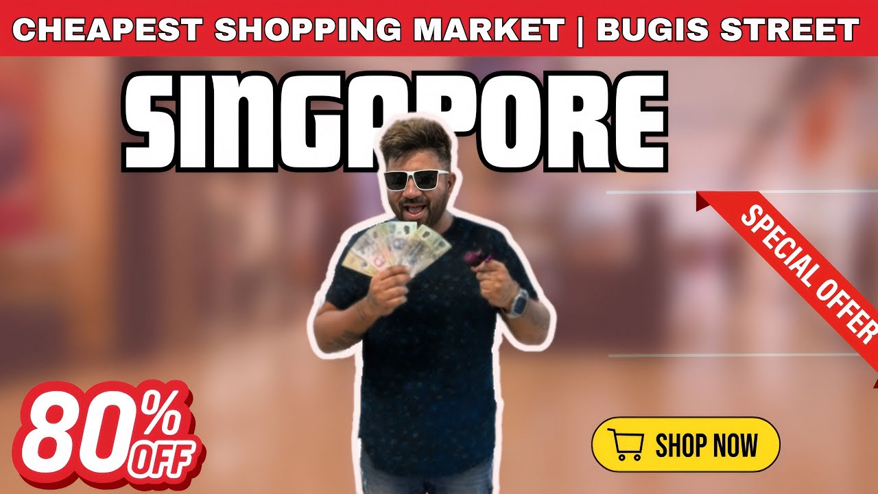🛍️ The Cheapest Shopping Market in Singapore 🇸🇬 | Bugis Street Full Tour & Price Reveal!