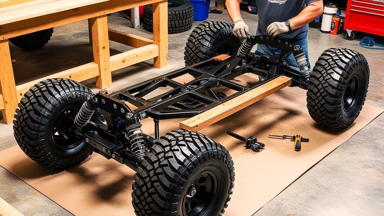 Buy and RESURRECT an Old Flooded Car Chassis: Turn It into a Uniquely Creative Wooden Electric Car!