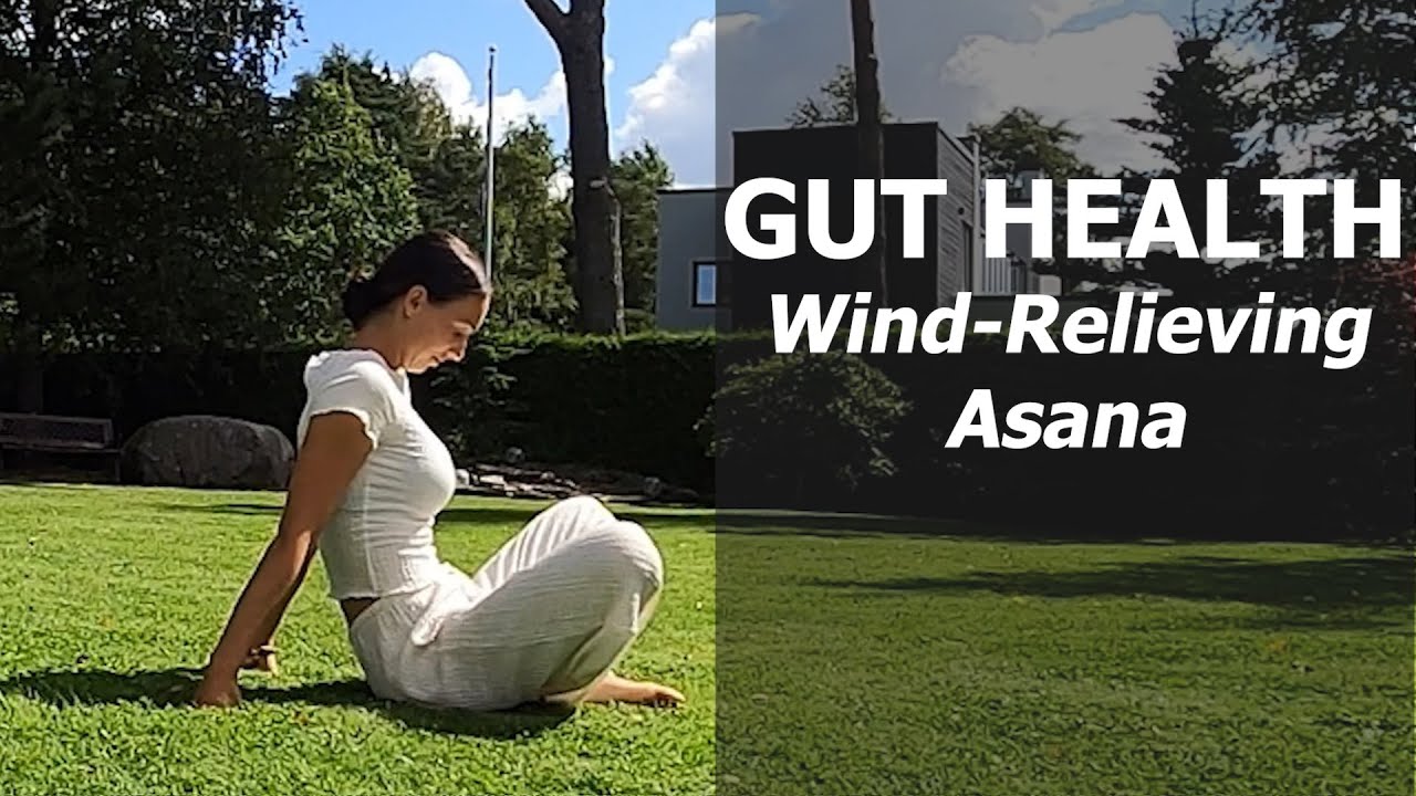 wind relieving pose (pawanmuktasana) | yoga for digestion, stress relief & chakra balance