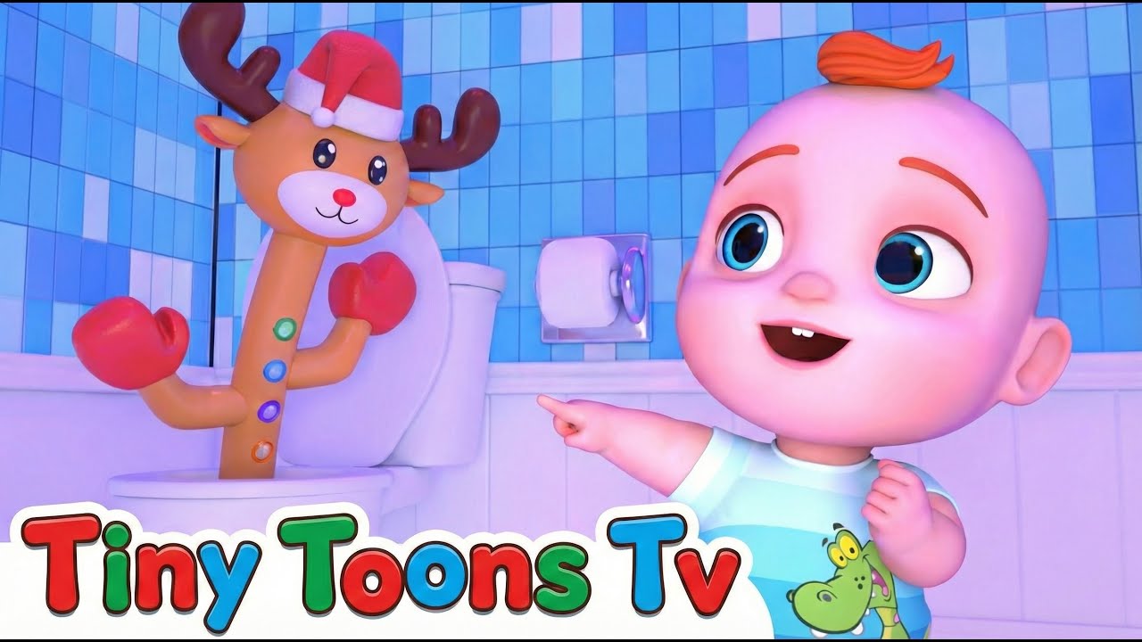Monster In The Toilet Song | Something in the Dark Song | Tiny Toons Tv -Rhymes For Kids
