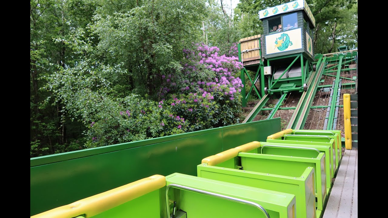 Green Dragon Roller Coaster - GreenWood Forest Park, Wales, Great Britain