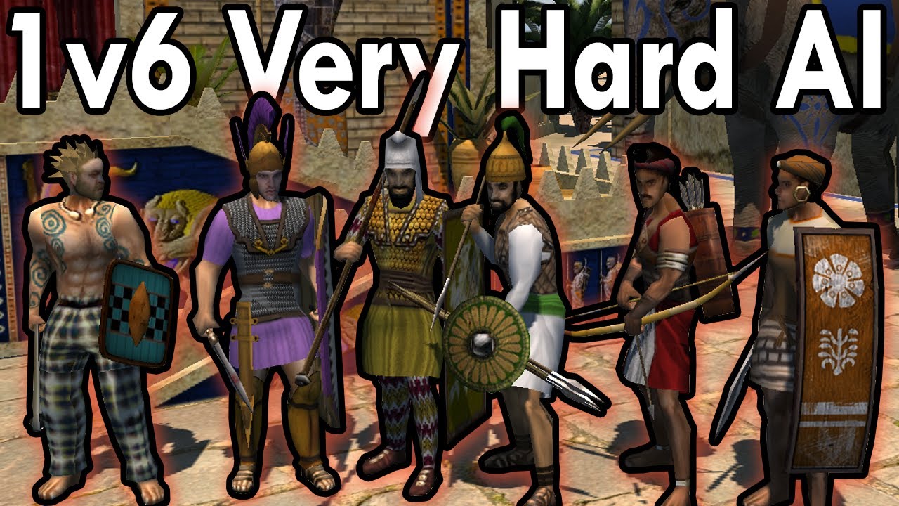 0AD | 1v6 Very Hard AI