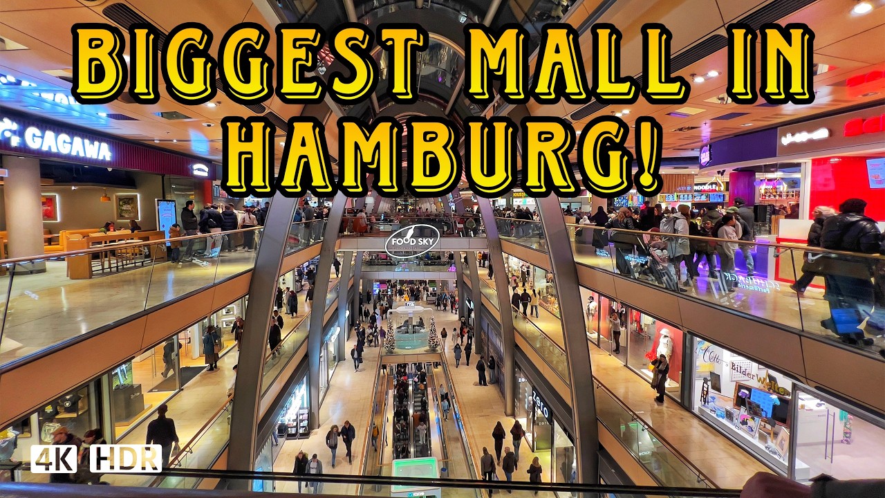 Inside Germany’s Most Stunning Mall: Europa Passage Hamburg 🇩🇪 | 4K Video Walking Tour