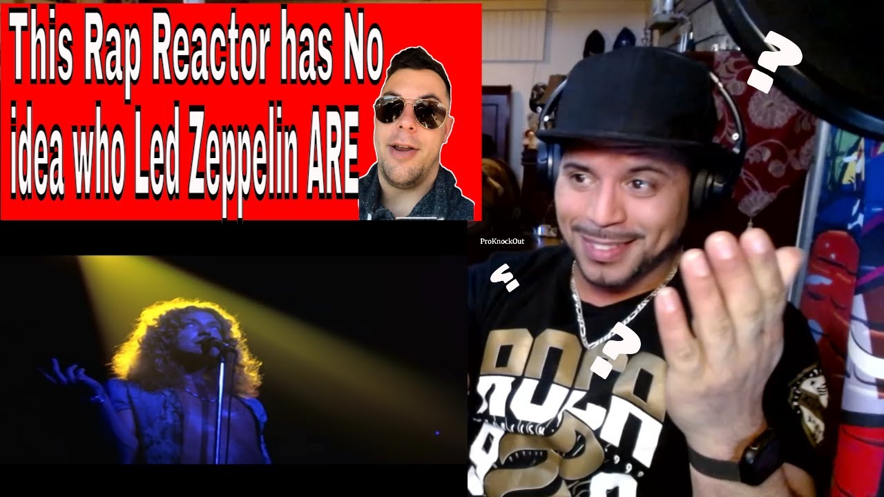 Led Zeppelin Reaction Stairway to heaven RAP Reactor Never Heard Led Zeppelin & his REACTION??