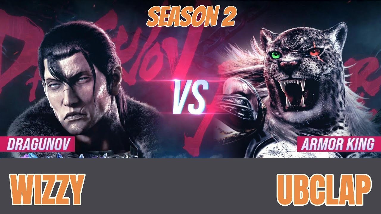 DRAGUNOV (Wizzy) vs. ARMOR KING (UBClap) Tekken 8 SE2 Ranked Matches