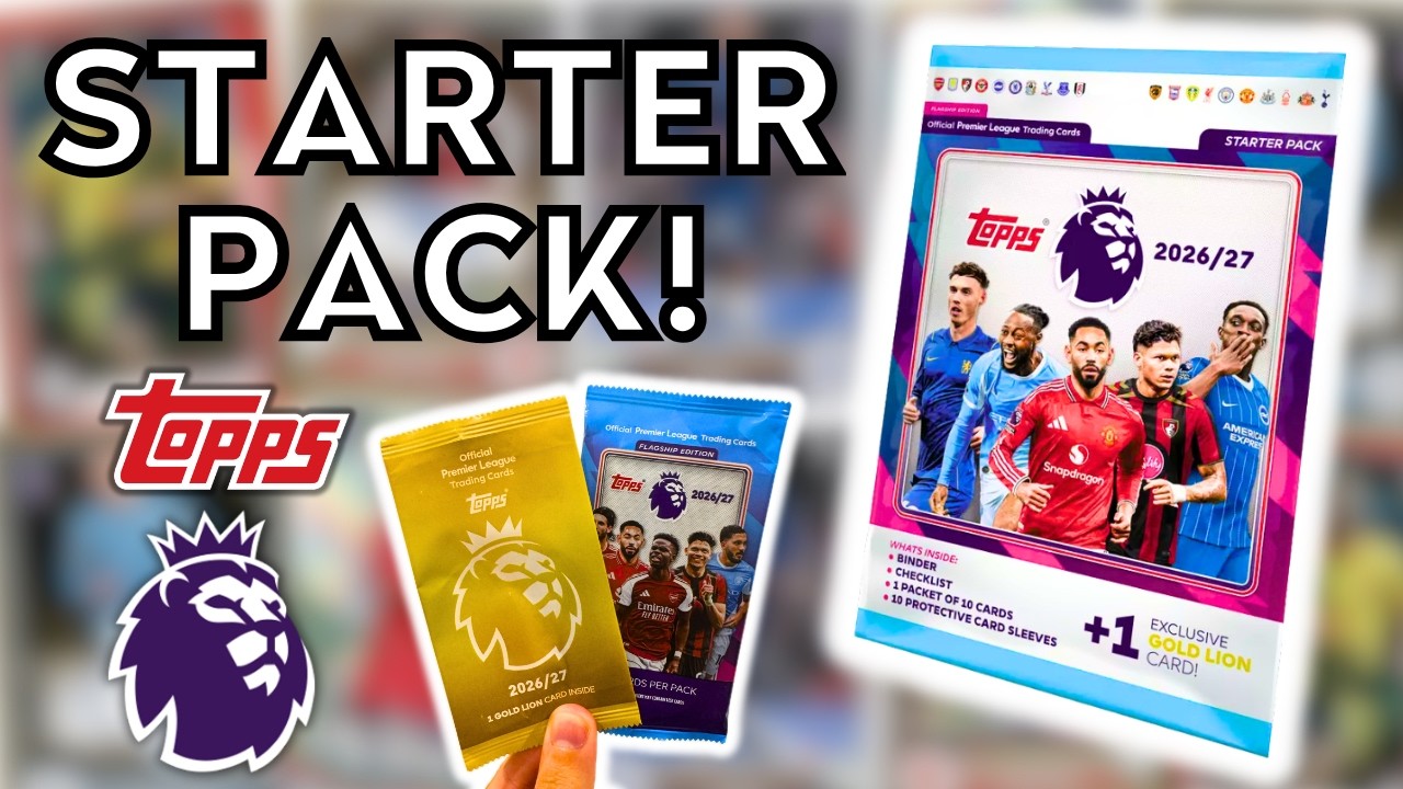 РАСПАКОВКА СТАРТЕР-ПАКА! | КАРТОЧКИ TOPPS PREMIER LEAGUE FLAGSHIP 2026/27