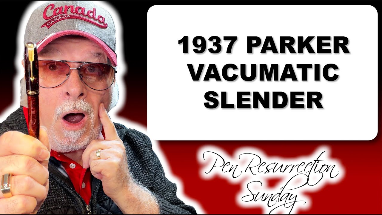 Pen Resurrection Sunday Ep 150 1937 Parker Vacumatic Burgundy Pearl