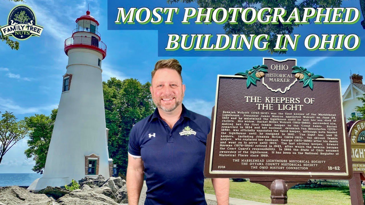 OLDEST ON GREAT LAKES! MARBLEHEAD LIGHTHOUSE! OHIO HISTORY!
