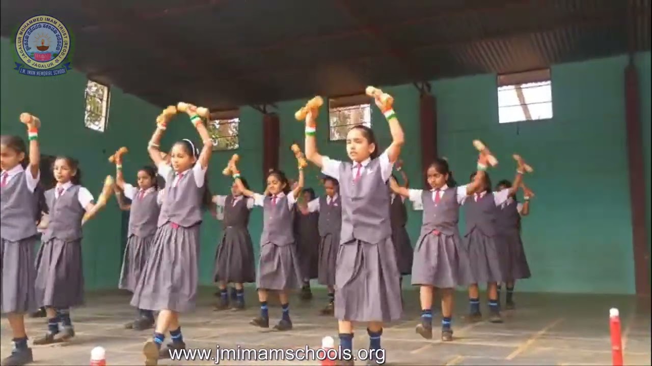 Dumbbell Dance by J M Imam Memorial School, Jagalur