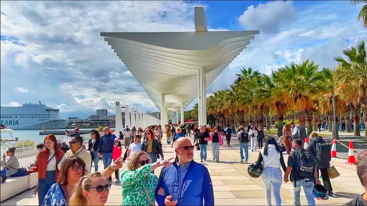 Malaga Like You've Never Seen It! 🌴 Port to La Malagueta Beach Walk 2026