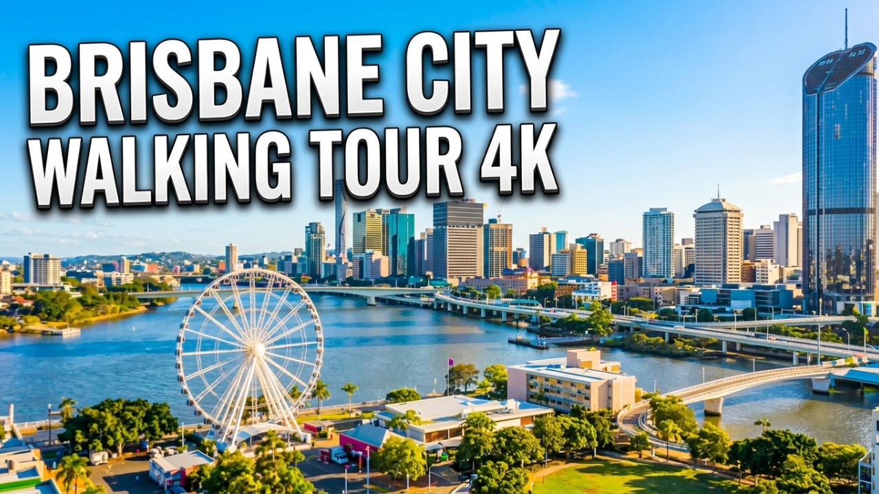 SothBank Brisbane Walking Tour 4K | Afternoon Walk