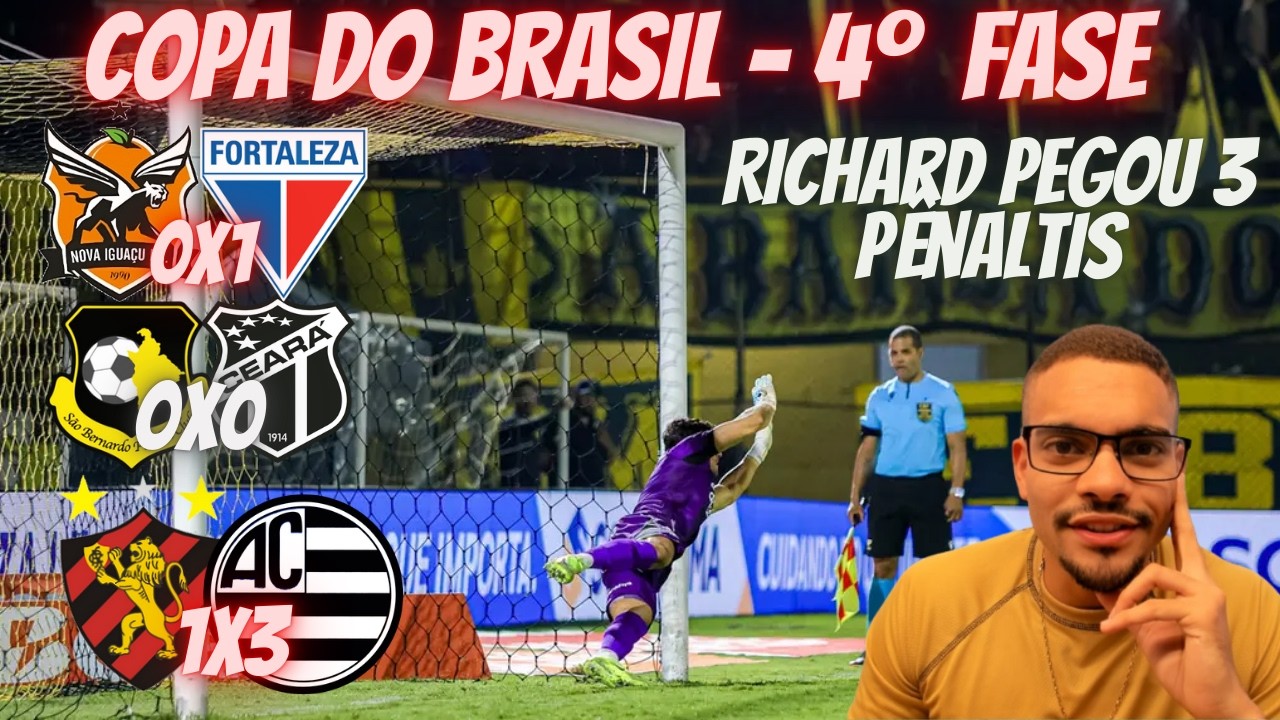 🔥CEARÁ E FORTALEZA CLASSIFICADOS NA COPA DO BRASIL !🤬SÓ O SPORT FOI ELIMINADO