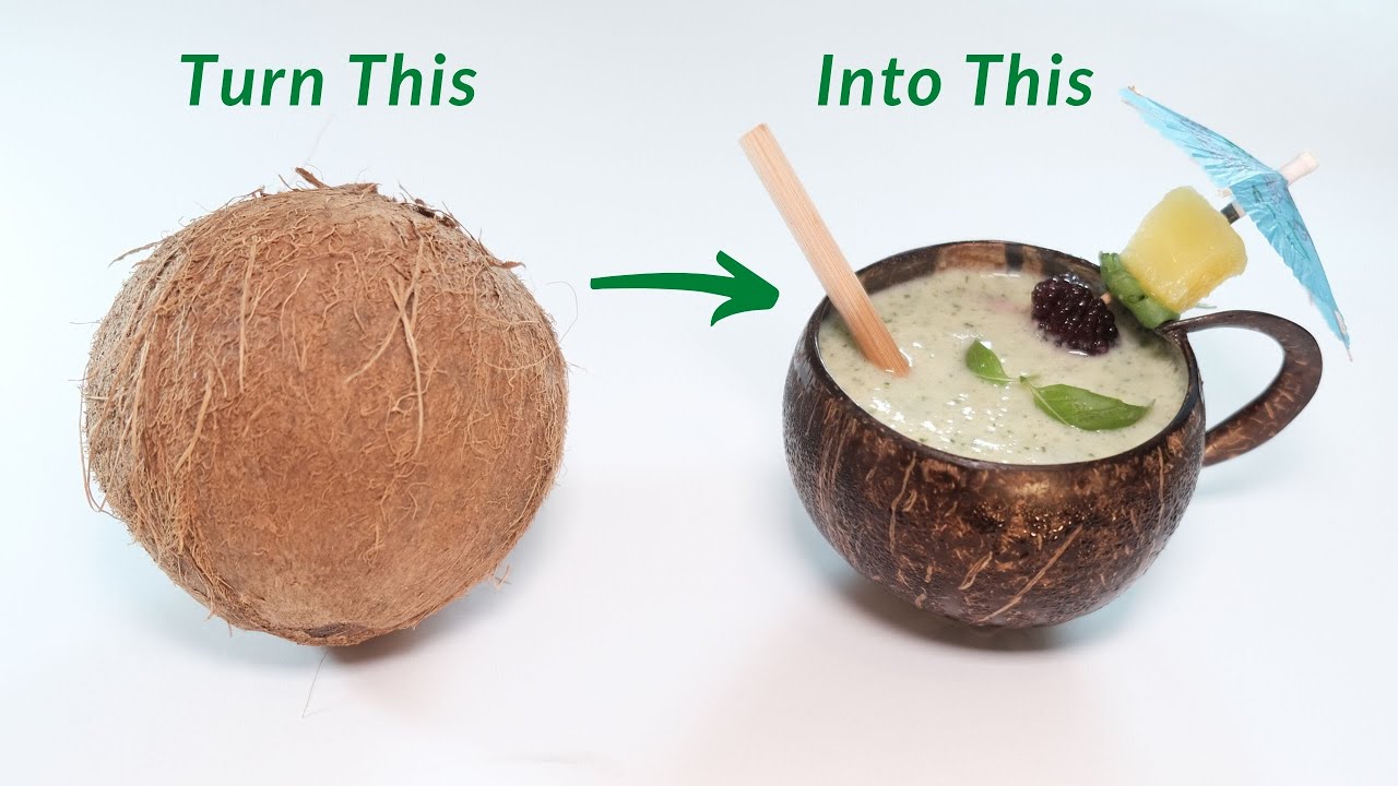 How to Make a Coco Cup from a Coconut