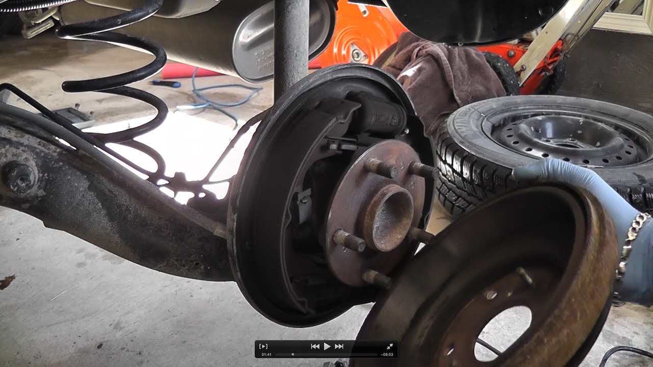 Suzuki SX4 Rear Brake Drum Shoes Replacement