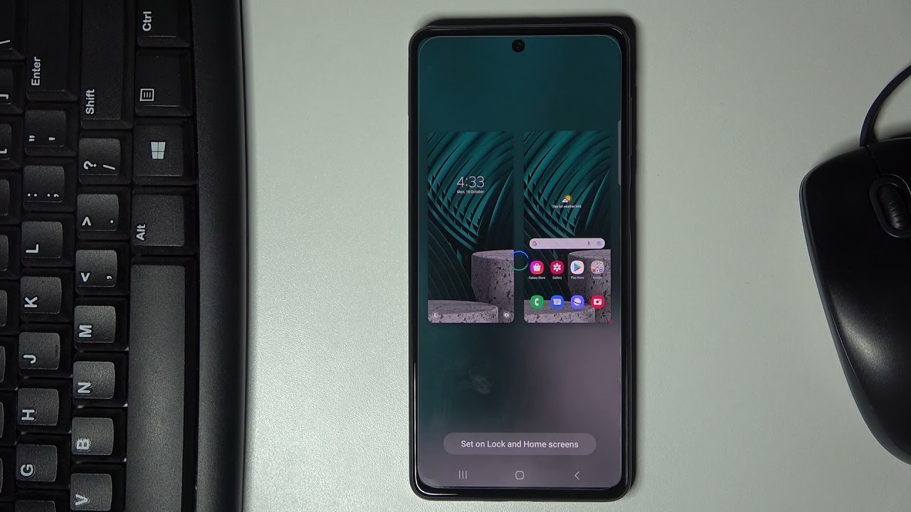 How to Change Wallpaper in SAMSUNG Galaxy M52 5G &ndash; Refresh Display