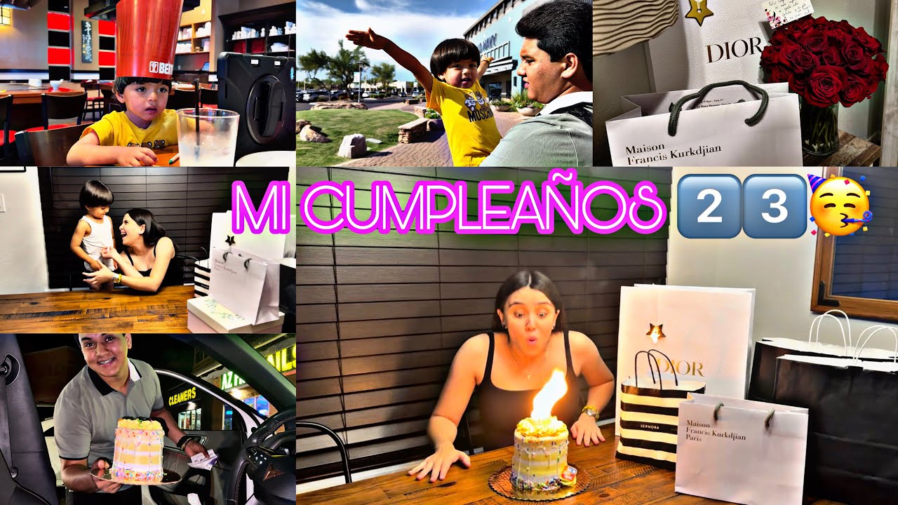 ASÍ PASE MI CUMPLEAÑOS 2️⃣3️⃣Y ESTO ESCOGI DE REGALO🎁🩷✨🥳/MAYVE CASTRO‼️