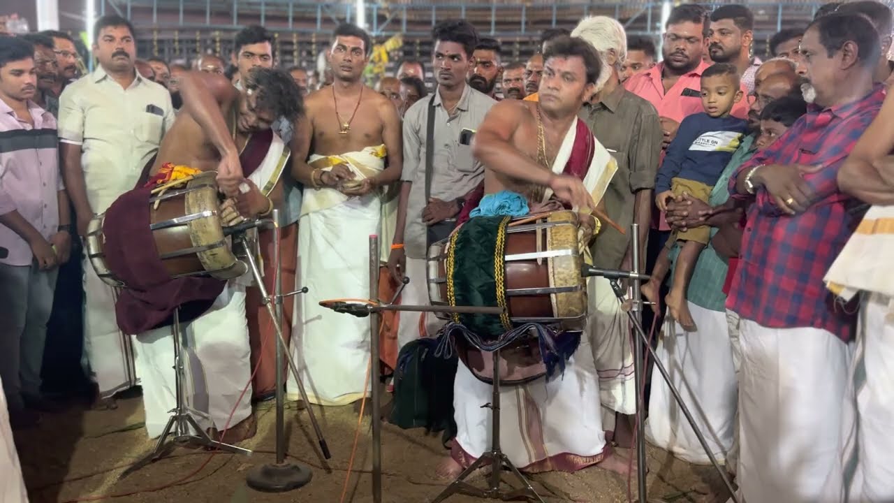 Dharapuram ganesh and anu venugopal a variety thaniyavarthanam at ettumanoor