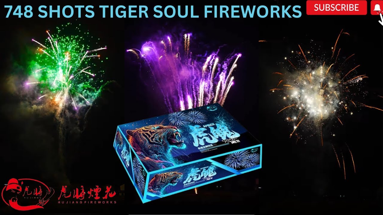 748 SHOTS TIGER SOUL FIREWORKS CAKE 2024 | 748发 虎魄