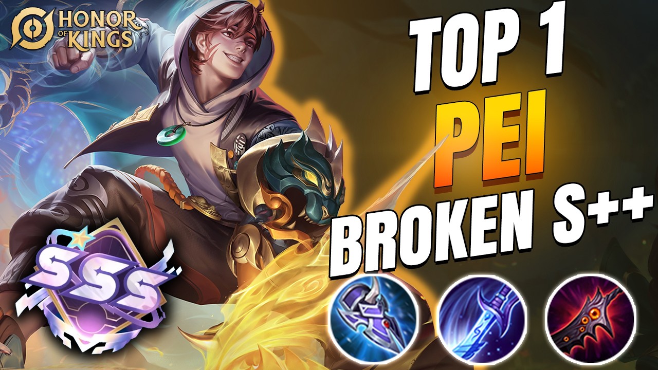TOP 1 PEI 🔥 UNSTOPPABLE IN HIGH RANK! | Honor of Kings