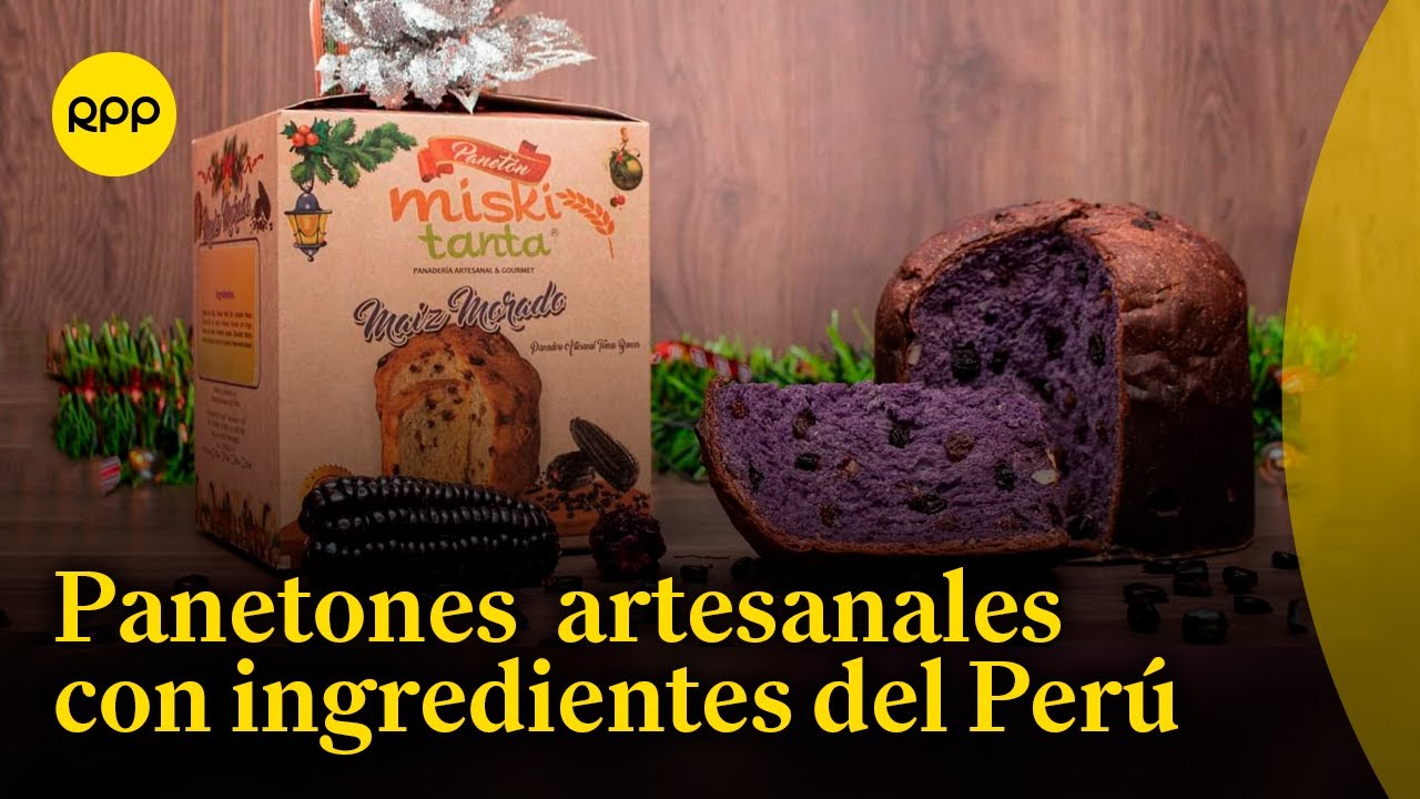 Conoce los panetones con ingredientes peruanos de la panadería Miski Tanta