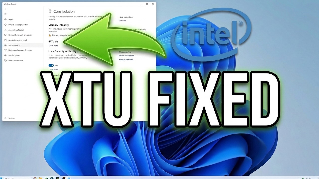 Исправление ошибки Intel XTU: не удается запустить Intel Extreme Tuning Utility из-за несовместим...