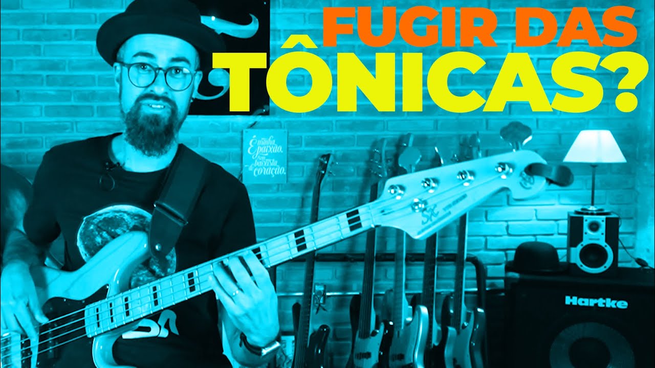 NOTAS DE PASSAGEM NO CONTRABAIXO! Fugir das Tônicas de novo? | Ep411