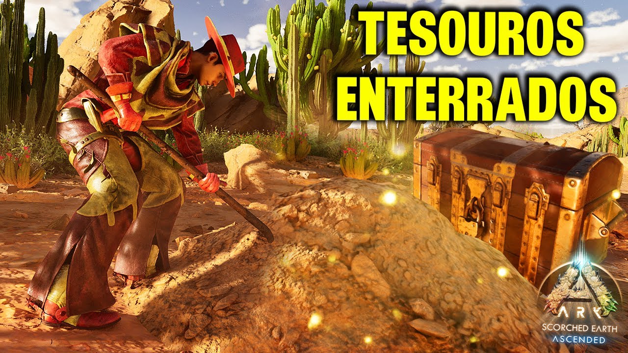 COMO CONSEGUIR TESOUROS COM LOOTS SECRETOS EM ARK: Survival Ascended!!!
