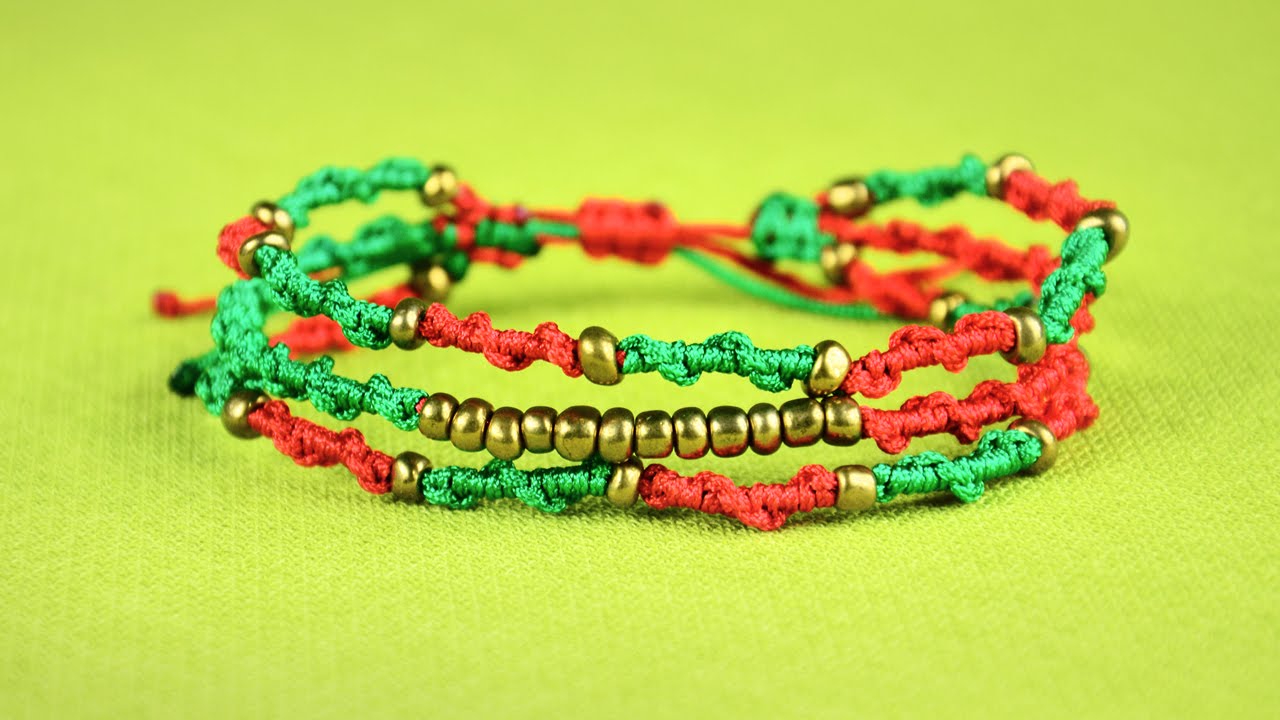 Boho Spiral Bracelets - Easy Macrame Tutorial