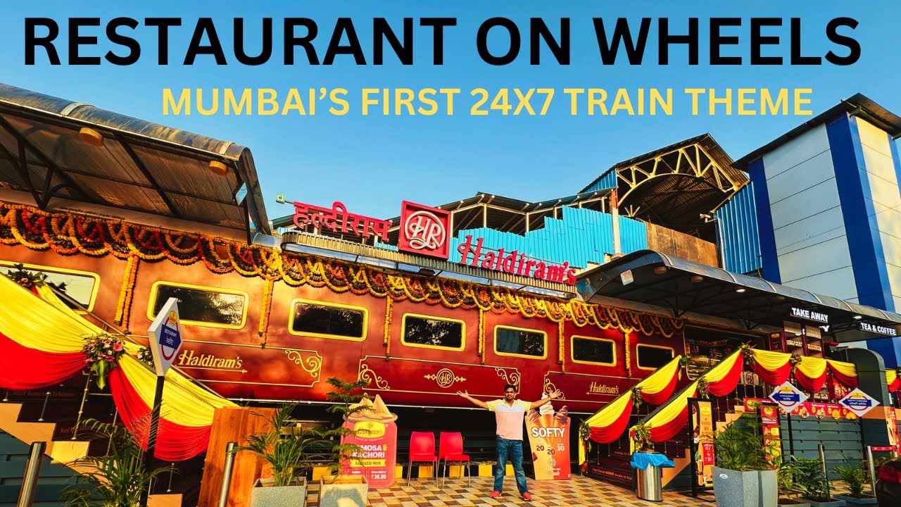 MUMBAI’s FIRST TRAIN THEME Restaurant On Wheels | DELICIOUS Mumbai STREET FOOD in Budget | FOOD VLOG