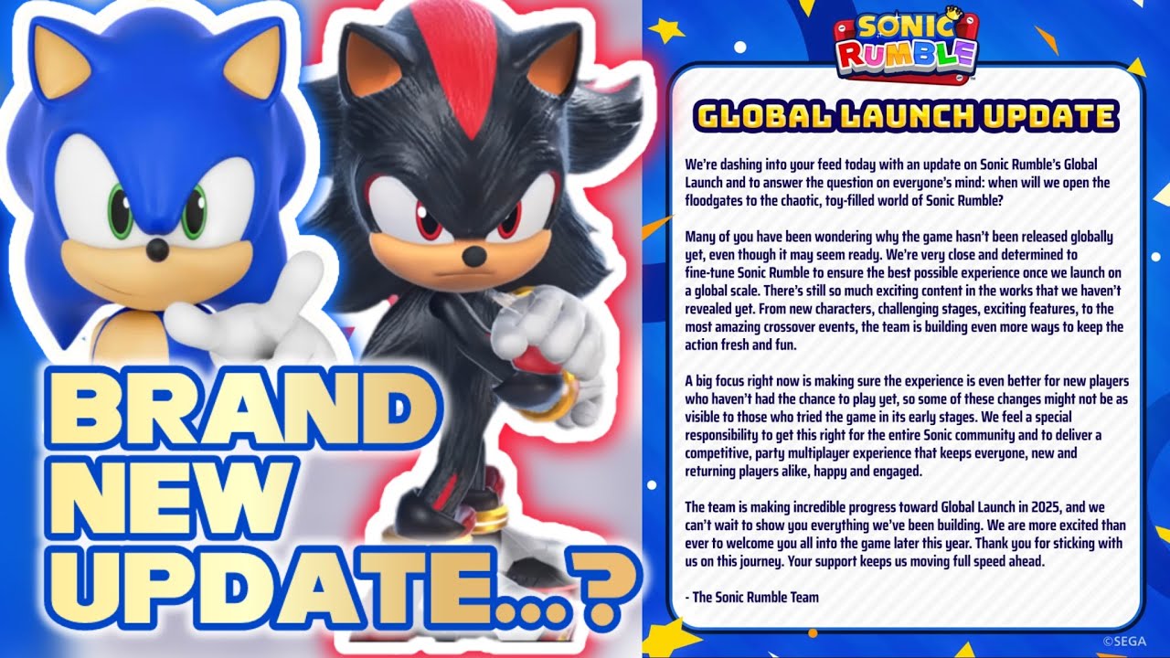 NEW SONIC RUMBLE RELEASE DATE UPDATE!?