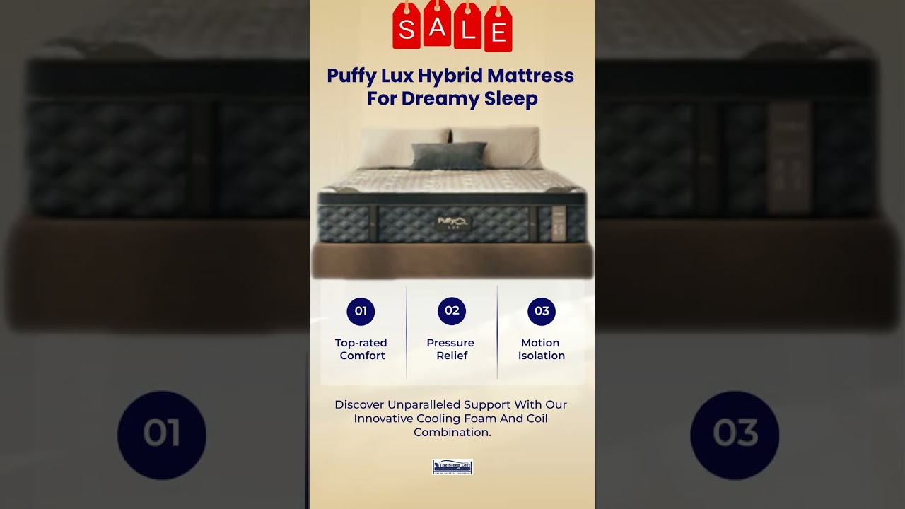 Puffy Lux Hybrid Mattress for Dreamy Sleep