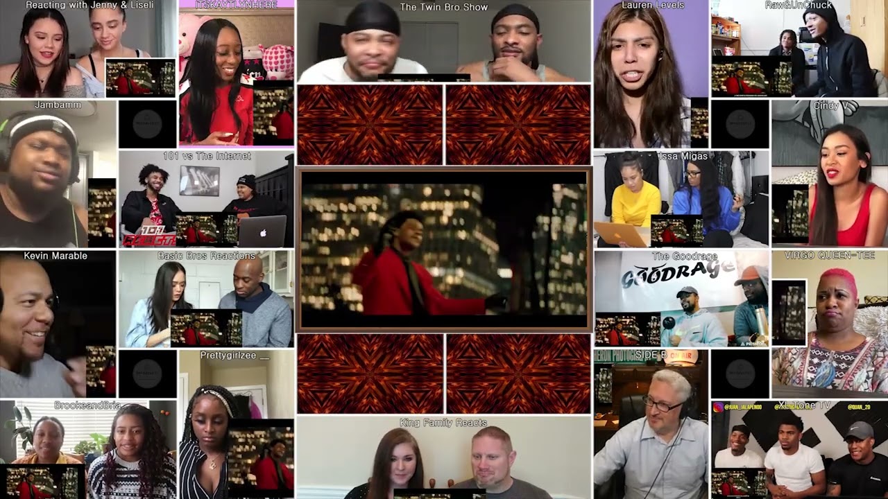 The Weeknd - Blinding Lights MV [ reaction mashup ]