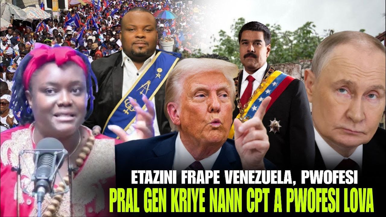 Pral gen kouri 2026 la, Manm KPT pral tonbe, Gwo pwofesi, past&egrave; yo foule beton an, Maduro imilye !