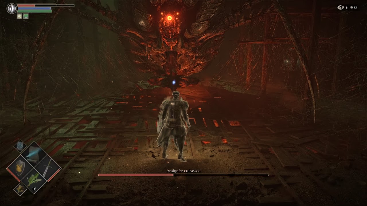 Demon's souls: boss araignée cuirassée
