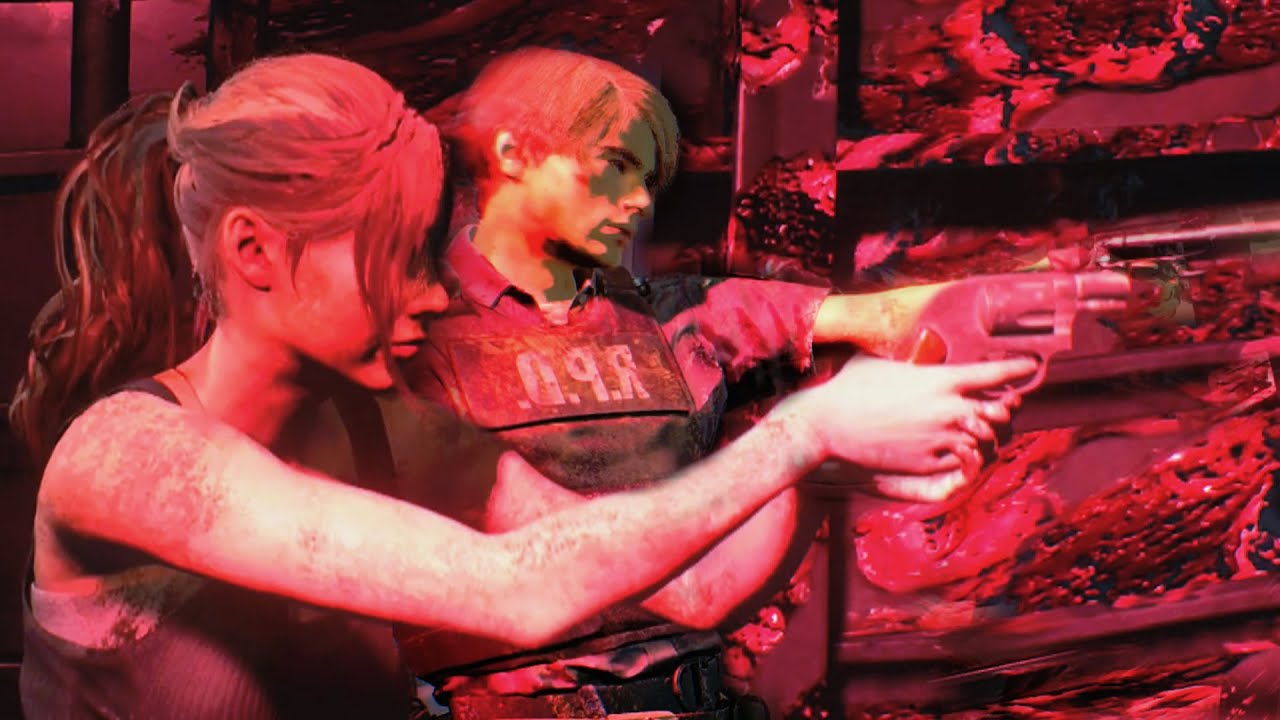 Leon and Claire take down Birkin together - Resident Evil 2 The Movie (30/30)