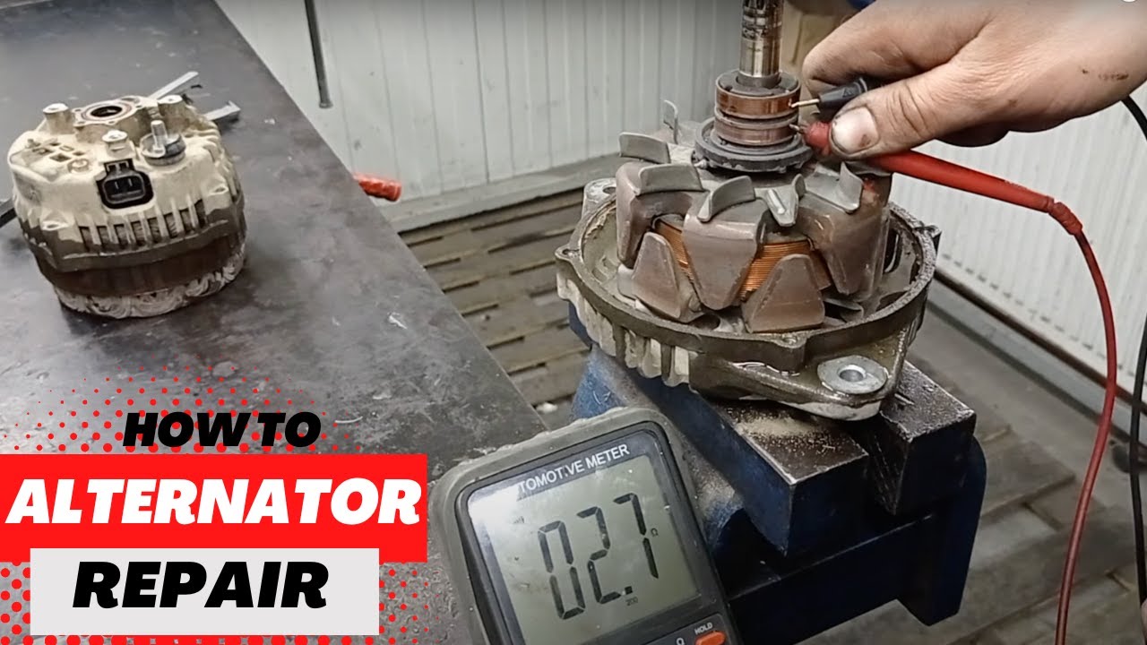 Repair OPEL astra alternator not working problem diode board!