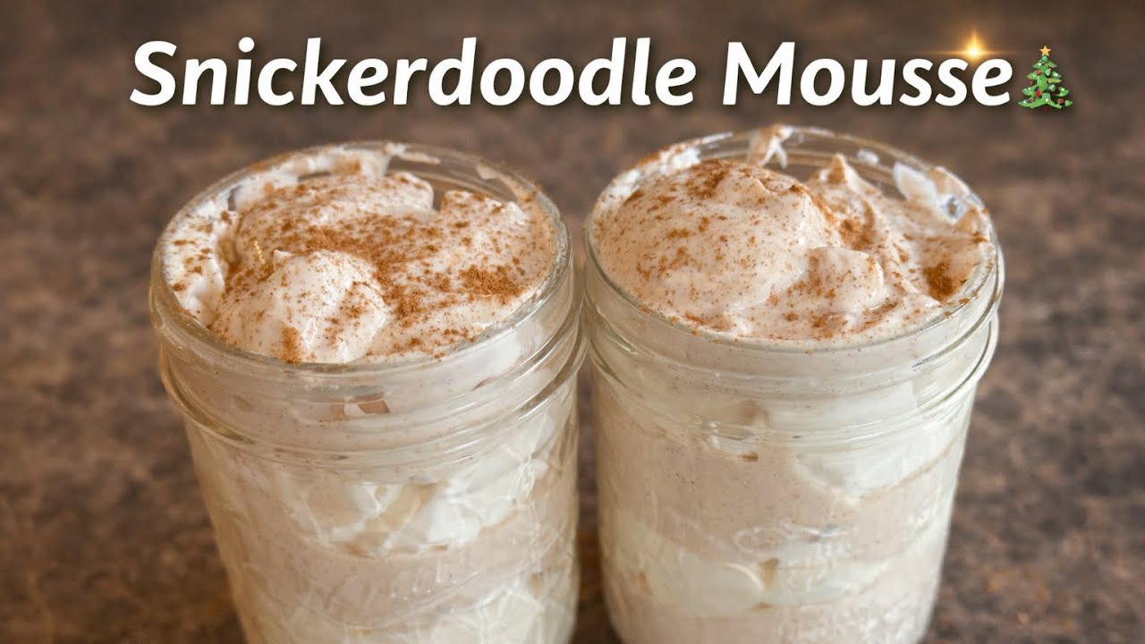 Рождественский мусс «Сникердудл», который на вкус как десерт, но таковым не является 🎄