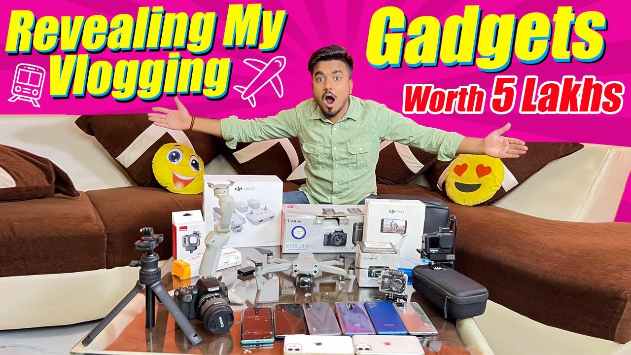 Revealing My Vlogging Gadgets Worth 5 Lakhs GoogleTricks Vlogs
