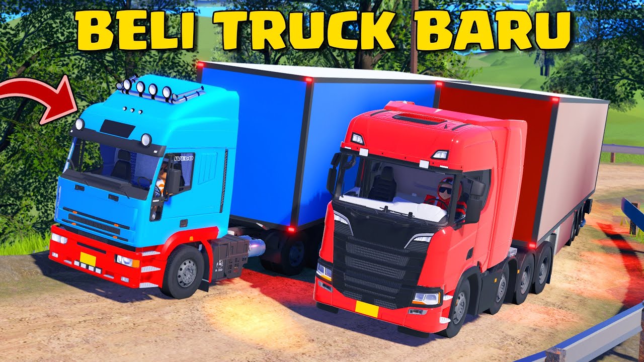 KITA BELI TRUK BARU DAN MAHAL BUAT ANTAR BARANG DI ROBLOX