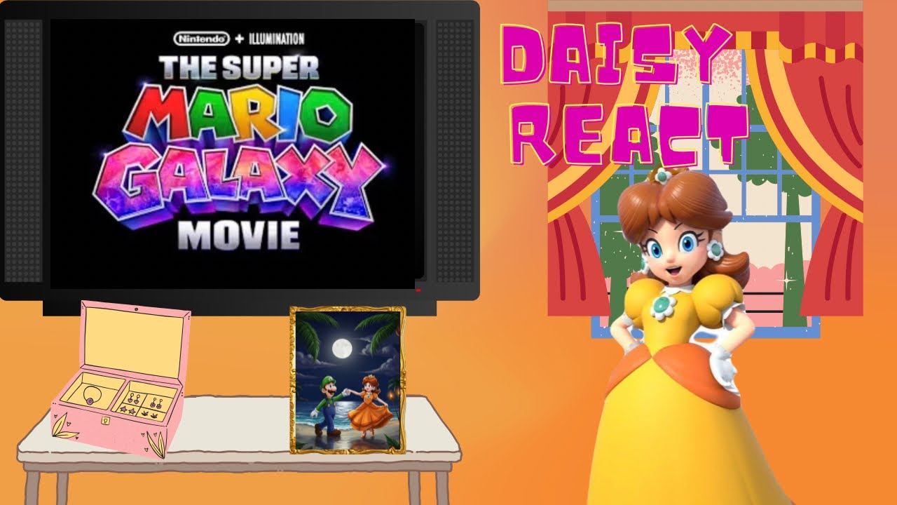 Princess Daisy React To The Super Mario Galaxy Movie Trailer 