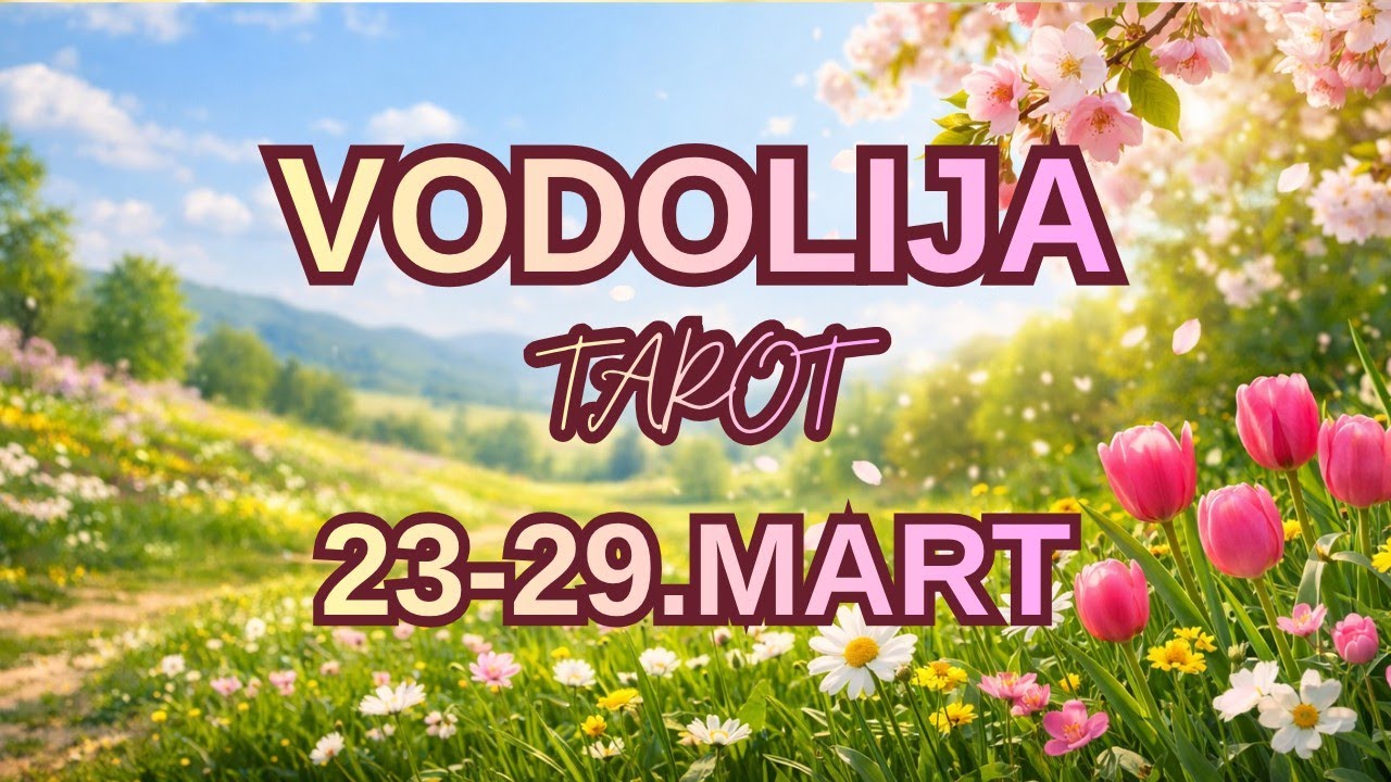 VODOLIJA ♒ Nova ljubav je na pomolu 💞 23-29.MART TAROT