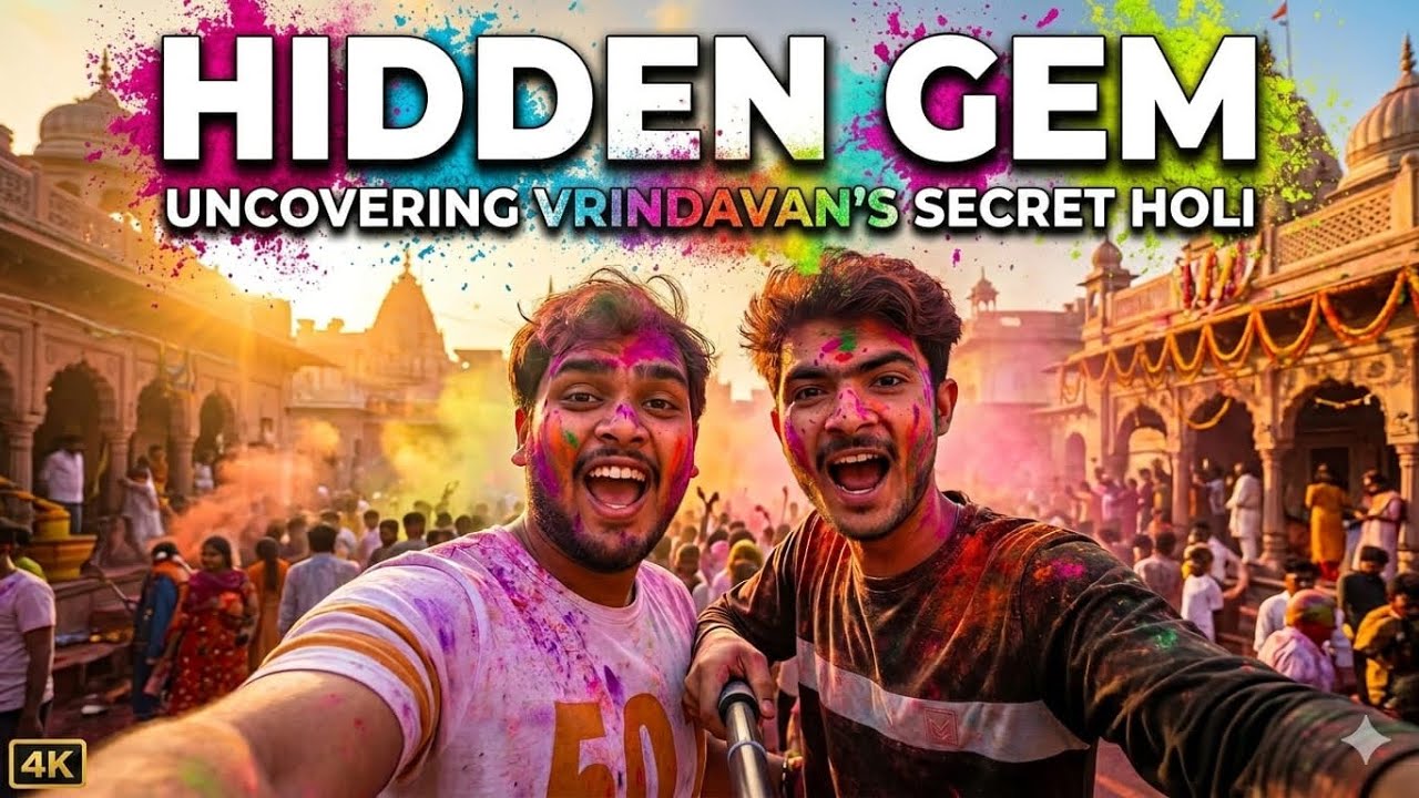 Vrindavan Holi 2026 | Banke Bihari Temple Holi | ISKCON & Radha Vallabh Holi Darshan 🌸🔥
